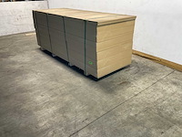 Mdf plaat 2620x994 mm ongegrond 16 mm (50x) - afbeelding 1 van  3