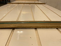 Mdf plint met kabelgoot wit gelakt - 488x14x1,5 cm (50x) - afbeelding 3 van  7