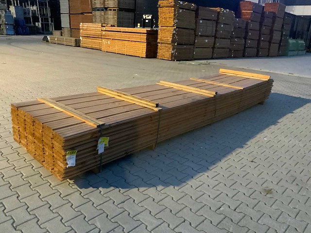 Me vuren zweeds rabat 5000x195x11/22mm (120x) - afbeelding 1 van  9