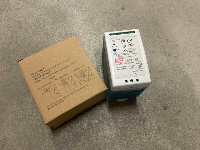 Mean well - drc-100b - din-rail netvoeding (9x) - afbeelding 1 van  1