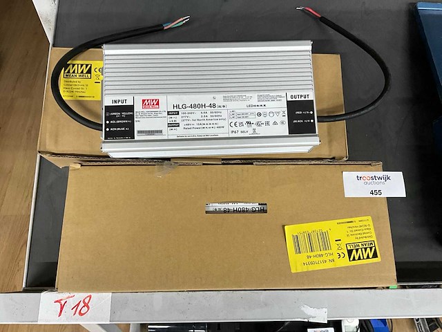 Mean well hlg-480h-48 led driver (2x) - afbeelding 3 van  3