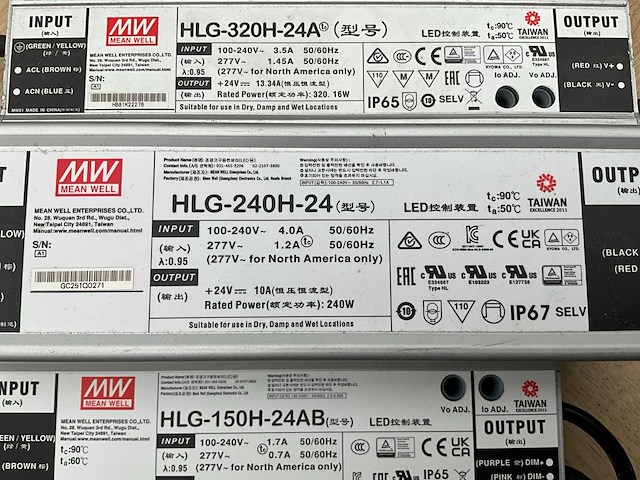 Mean well hlg driver (8x) - afbeelding 2 van  4