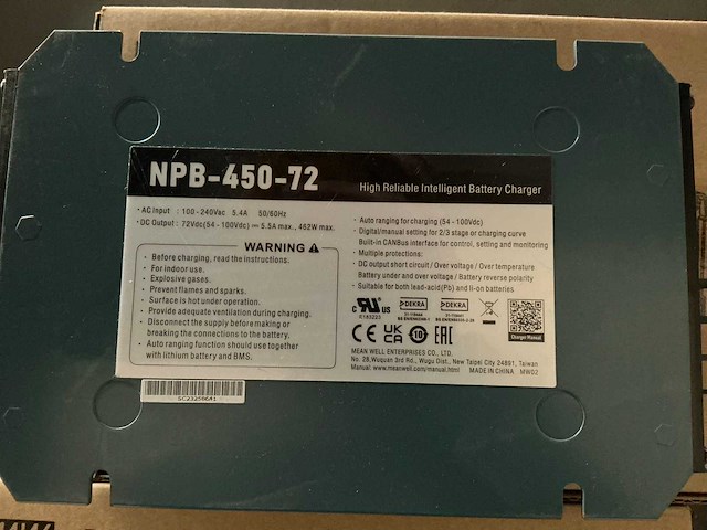 Mean well npb-450-72 acculader - afbeelding 4 van  4