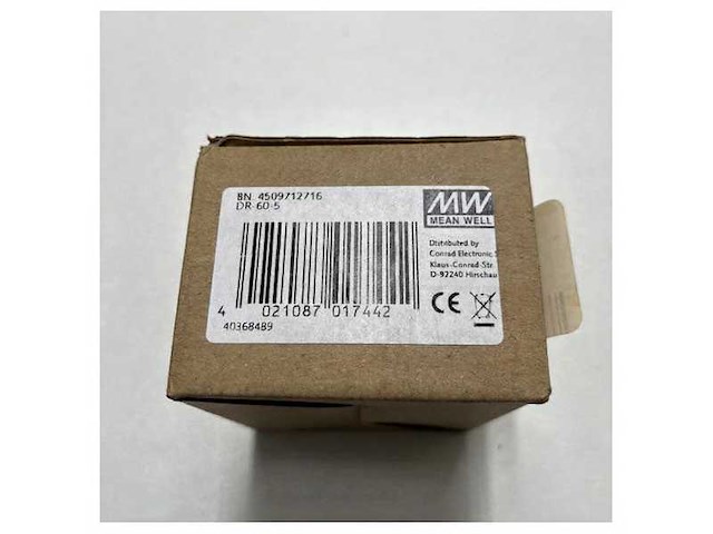 Meanwell switch-mode power supply dr-60-5 - afbeelding 3 van  4