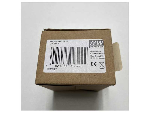 Meanwell switch-mode power supply dr-60-5 - afbeelding 4 van  5