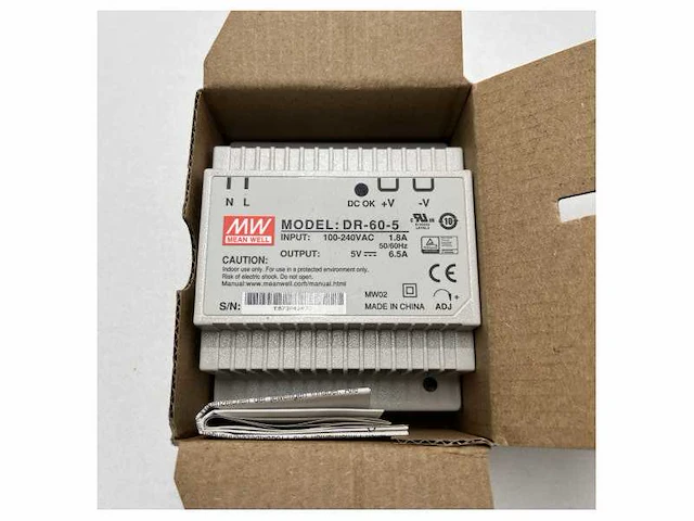 Meanwell switch-mode power supply dr-60-5 - afbeelding 3 van  5