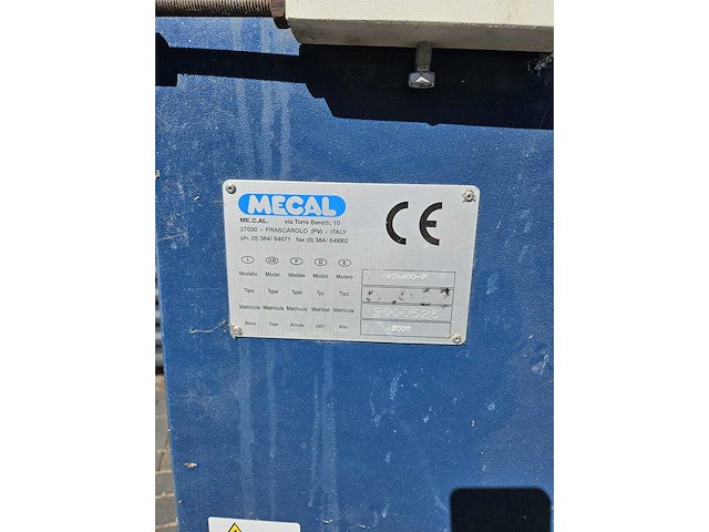 Mecal - as 400-p - circular metal sawing machine - 2001 - afbeelding 7 van  10