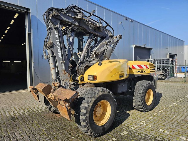 Mecalac - 12msx - incl. bakken + palletvorken - mobiele kraan - afbeelding 5 van  11