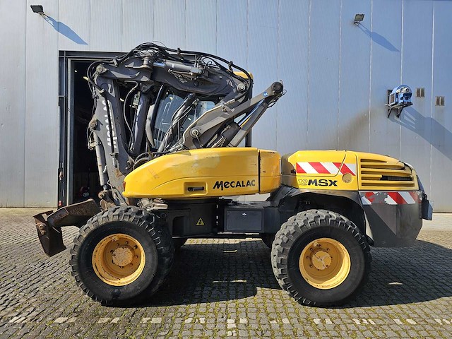 Mecalac - 12msx - incl. bakken + palletvorken - mobiele kraan - afbeelding 8 van  11