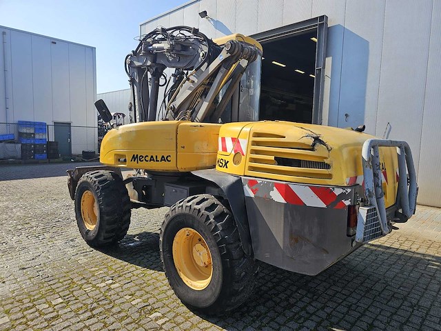Mecalac - 12msx - incl. bakken + palletvorken - mobiele kraan - afbeelding 15 van  18