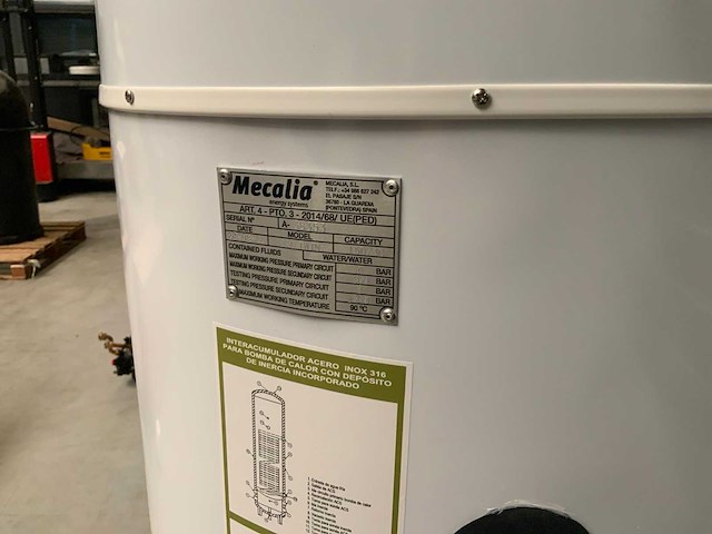 Mecalia - dpi/ibc/twin - tapwaterboiler met bufertank - afbeelding 6 van  11