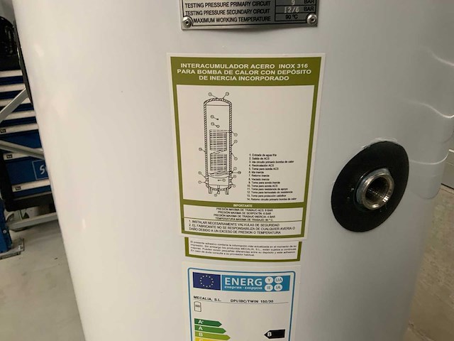 Mecalia - dpi/ibc/twin - tapwaterboiler met bufertank - afbeelding 7 van  11