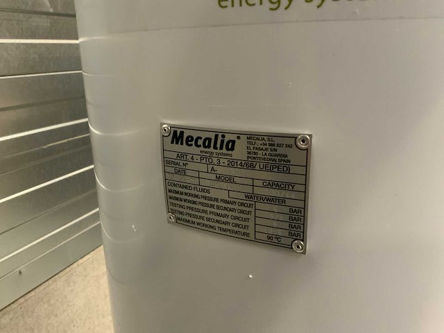 Mecalia - dpi/ibc/twin - tapwaterboiler met buffertank - afbeelding 7 van  7