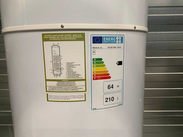 Mecalia - dpi/ibc/twin - tapwaterboiler met buffertank - afbeelding 3 van  7