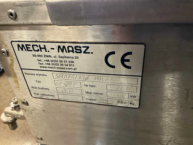 Mech masz sp-24 friteuse - afbeelding 8 van  8