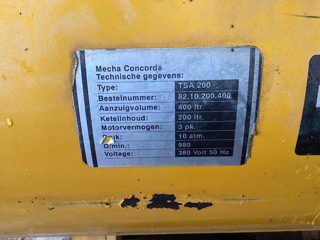 Mecha tsa 200 zuigercompressor - afbeelding 5 van  7