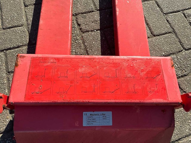 Mechanic lifter hand palletwagen - afbeelding 2 van  9