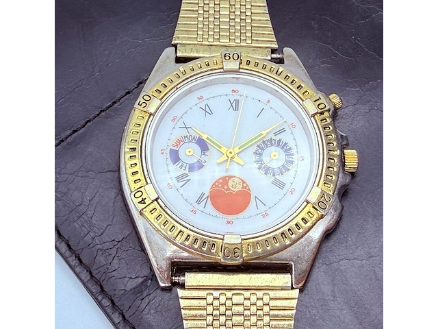 Mechanisch moonphase herenhorloge - afbeelding 1 van  7