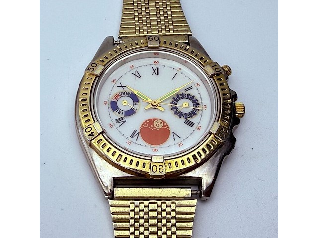 Mechanisch moonphase herenhorloge - afbeelding 3 van  7