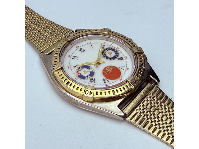Mechanisch moonphase herenhorloge - afbeelding 4 van  7