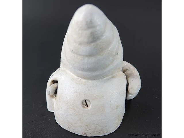 Mechanische gietijzeren spaarpot in de vorm van een heks (een zogenaamde "witch mechanical bank") - afbeelding 4 van  5