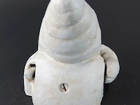 Mechanische gietijzeren spaarpot in de vorm van een heks (een zogenaamde "witch mechanical bank") - afbeelding 4 van  5