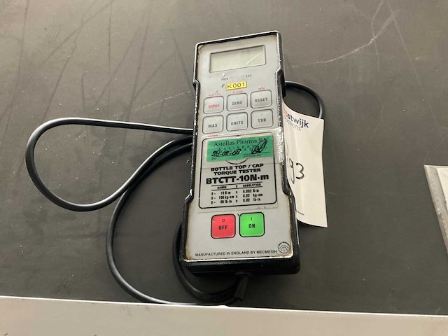 Mechesin btctt-10n-m torq tester - afbeelding 1 van  2