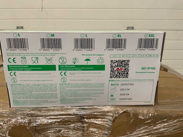 Med-comfort xxl tpe handschoenen (239800x) - afbeelding 3 van  7