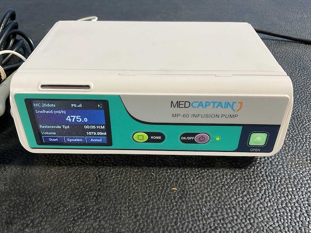 Medcaptain - mp-60 - infusion pump - 2020 - afbeelding 2 van  6
