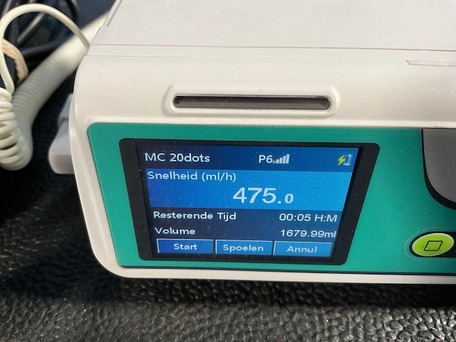 Medcaptain - mp-60 - infusion pump - 2020 - afbeelding 3 van  6