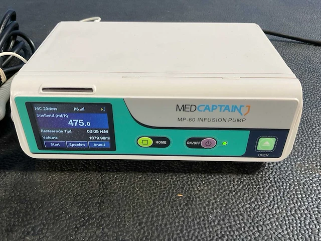 Medcaptain - mp-60 - infusion pump - 2020 - afbeelding 2 van  6