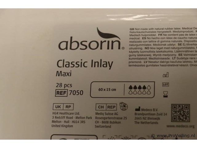 Medeco classic inlegger 7050 - 8 verpakkingen á 28 stuks. - afbeelding 3 van  4
