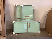 Mededelingenbord met slot (5x) - afbeelding 1 van  4