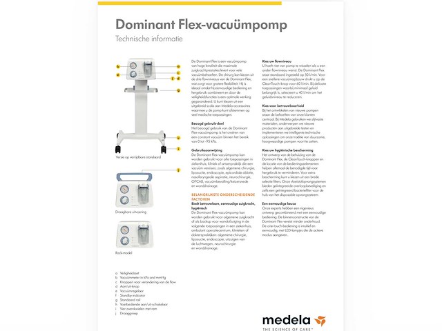 Medela dominant flex vacuümpomp - afbeelding 8 van  9