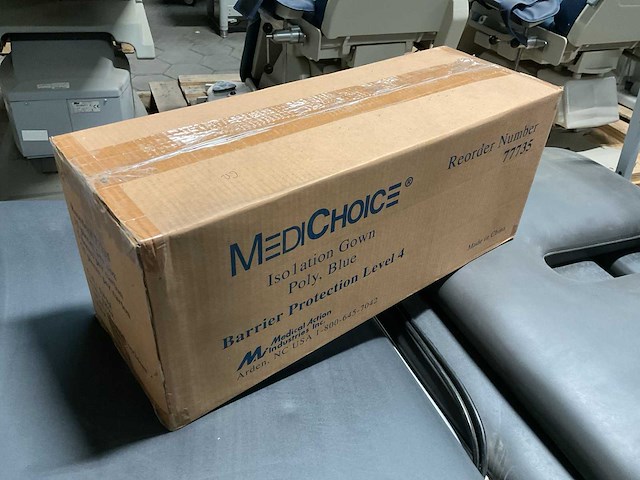 Medichoice poly blue level 4 wegwerpschorten (1050x) - afbeelding 4 van  5