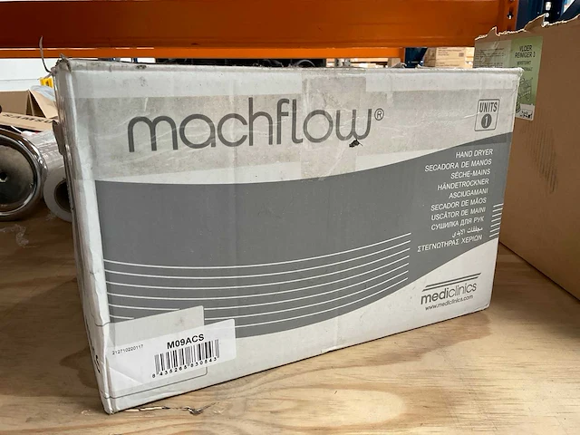 Mediclinics machflow m09acs handdroger - afbeelding 2 van  2