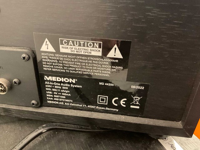 Medion all-in-one radio/cd-speler (4x) - afbeelding 3 van  3