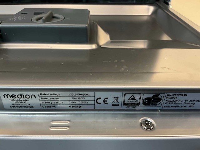 Medion life dwt60 md 37496 vaatwasser - afbeelding 5 van  7