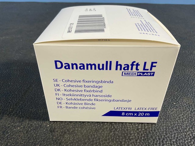 Mediplast - danamull haft latexvrij 20 m x 8 cm - ds 12 stuks (23x) - afbeelding 6 van  8