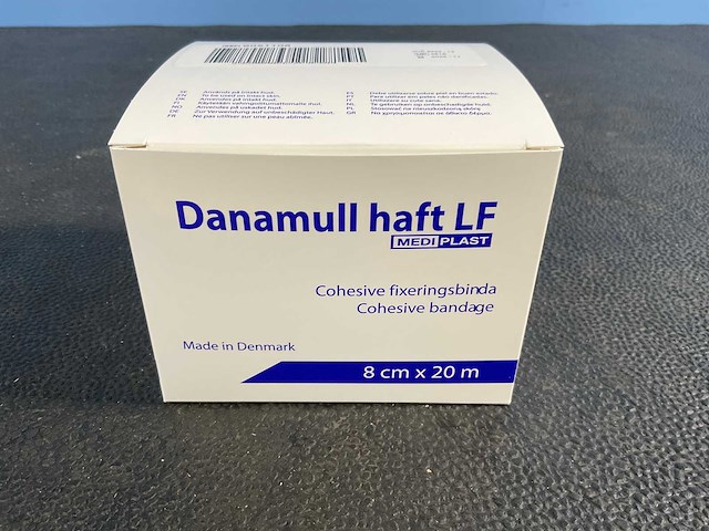Mediplast - danamull haft latexvrij 20 m x 8 cm - ds 12 stuks (66x) - afbeelding 3 van  8