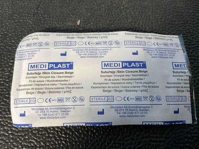 Mediplast - hechtstrip 13x100mm (ds a 300 st) (16x) - afbeelding 2 van  6