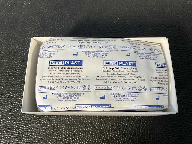 Mediplast - hechtstrip 13x100mm (ds a 300 st) (16x) - afbeelding 3 van  6