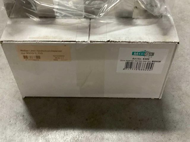 Mediqline rvs handschoendispenser - afbeelding 3 van  3
