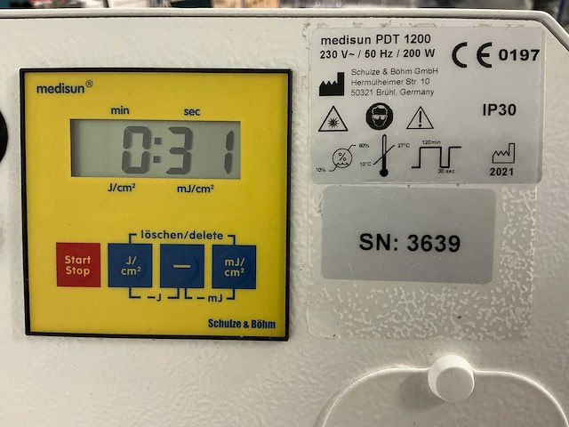 Medisun - pdt 1200 - foto therapie unit - afbeelding 8 van  8