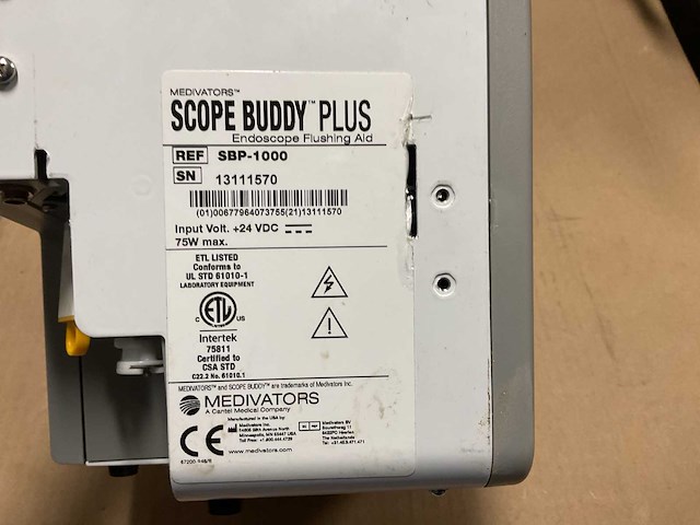Medivators scope buddy plus irrigation pump - afbeelding 5 van  5