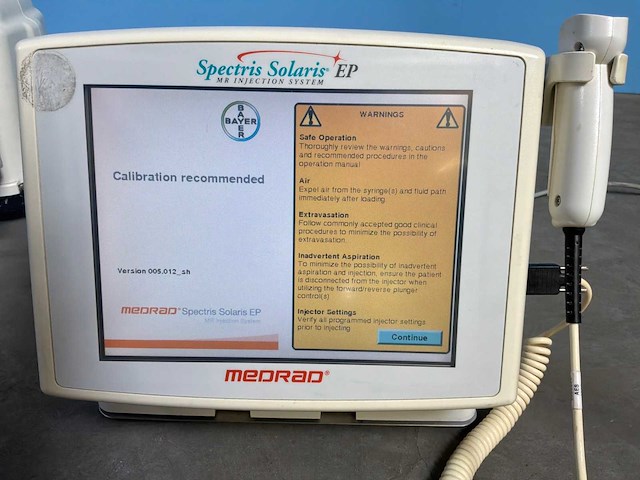 Medrad - spectris solaris ep - mri compatible injector - afbeelding 9 van  14
