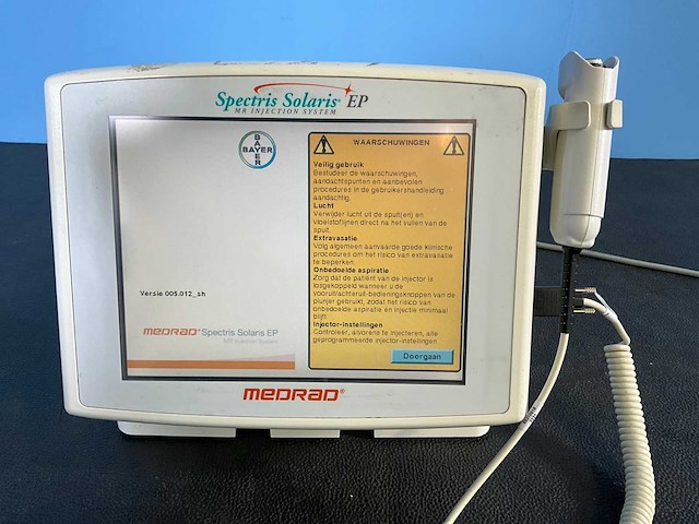 Medrad - spectris solaris ep - mri contrastinjector - afbeelding 6 van  12