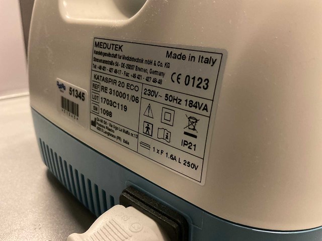 Medutek kataspir 20 eco afzuigpomp - afbeelding 4 van  4