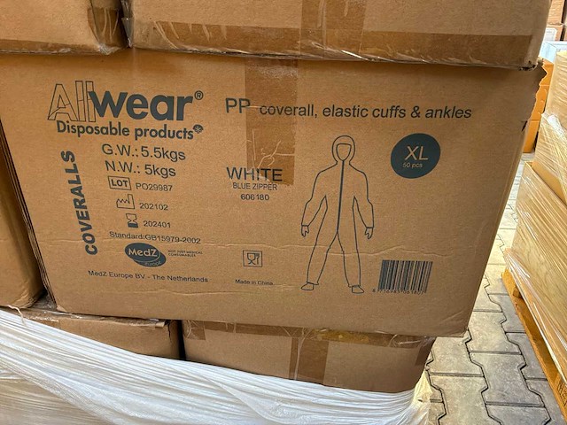 Medz allwear beschermende overal (950x) - afbeelding 3 van  4