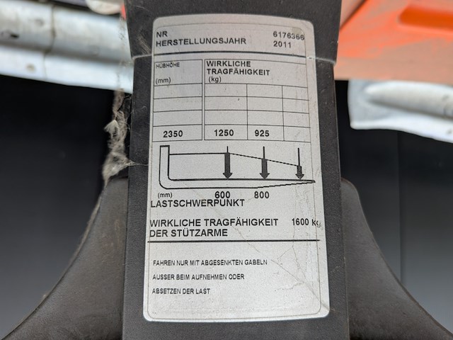 Meerij-stapelaar bt, spe125l, bouwjaar 2011 - afbeelding 11 van  13